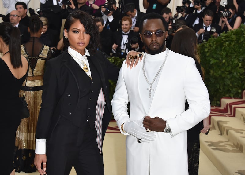 NEW YORK, NY - MAY 07: Cassie Ventura and Sean "Diddy" Combs attend the Heavenly Bodies: Fashion & The Catholic Imagination Costume Institute Gala at The Metropolitan Museum of Art on May 7, 2018 in New York City. (Photo by John Shearer/Getty Images for The Hollywood Reporter)