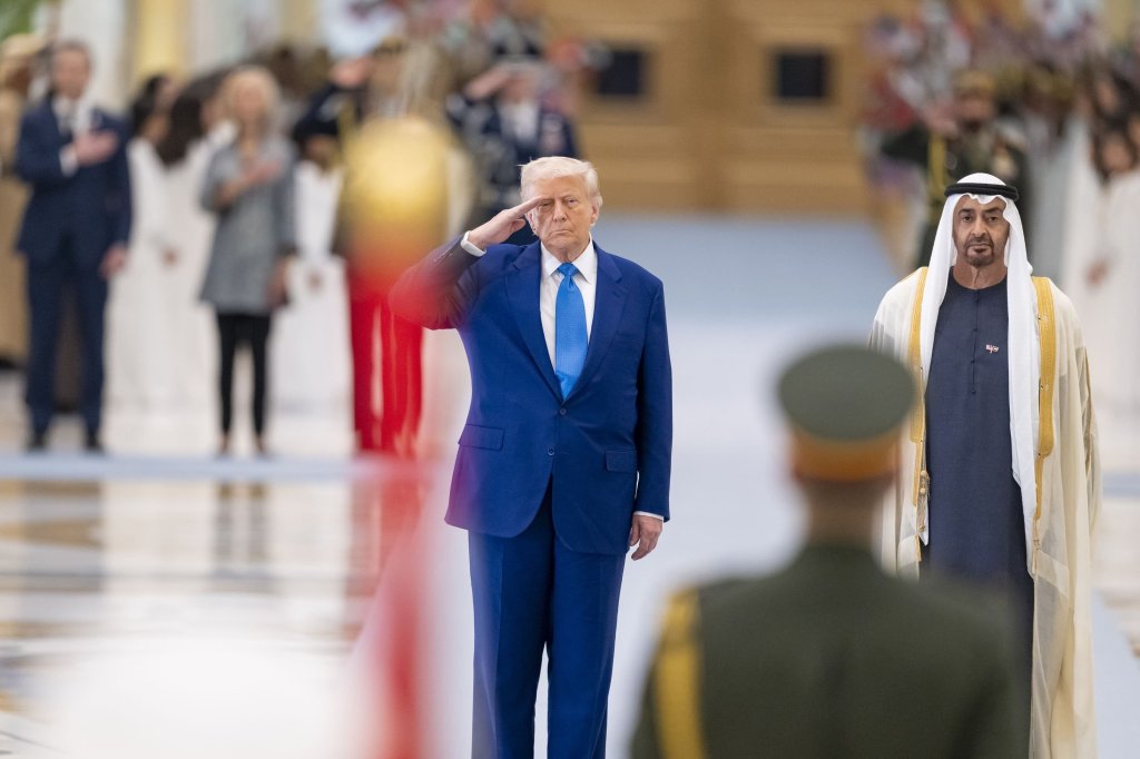 President Trump and UAE President Mohammed bin Zayed Al Nahyan