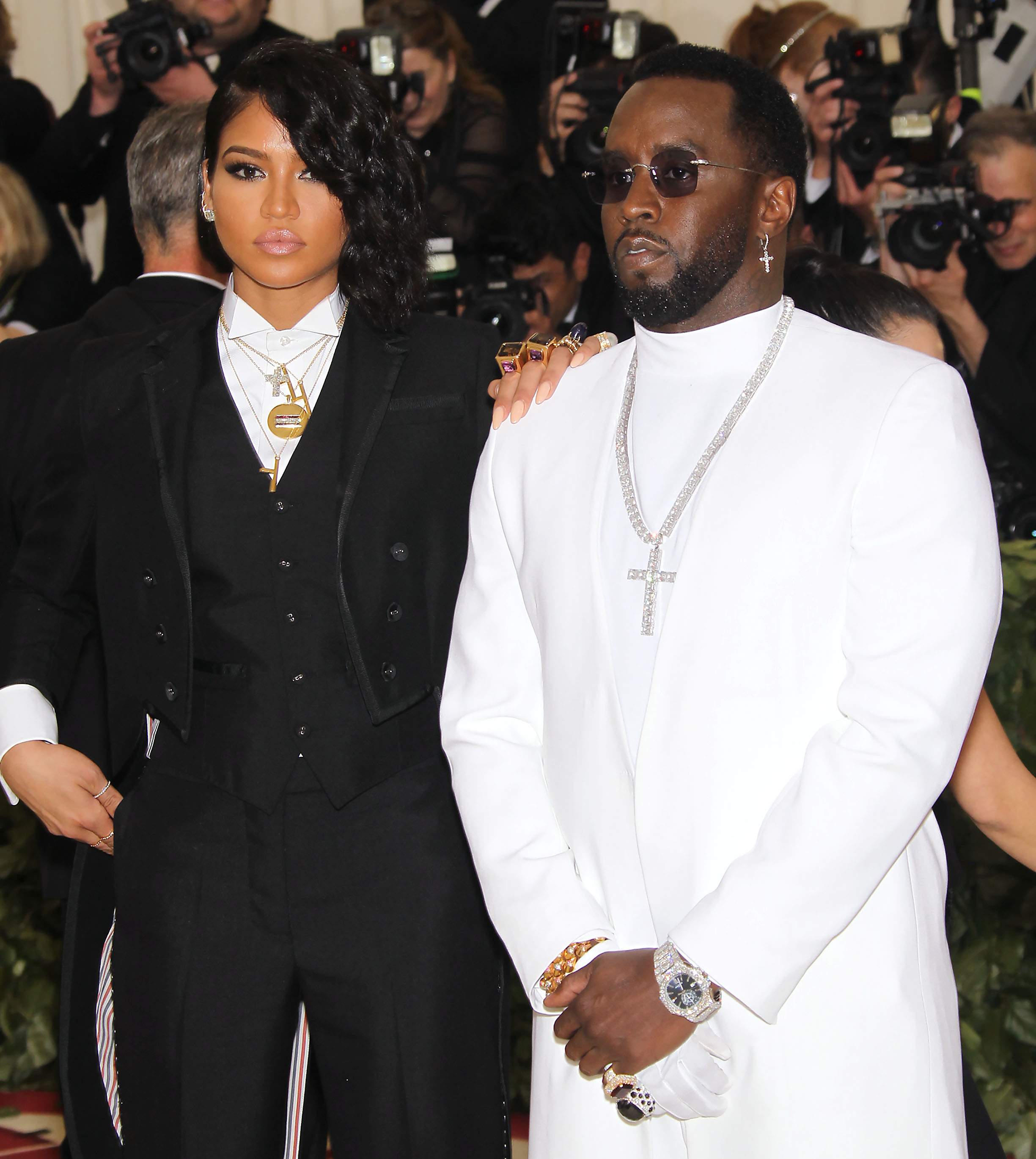 Cassie Ventura and Diddy.