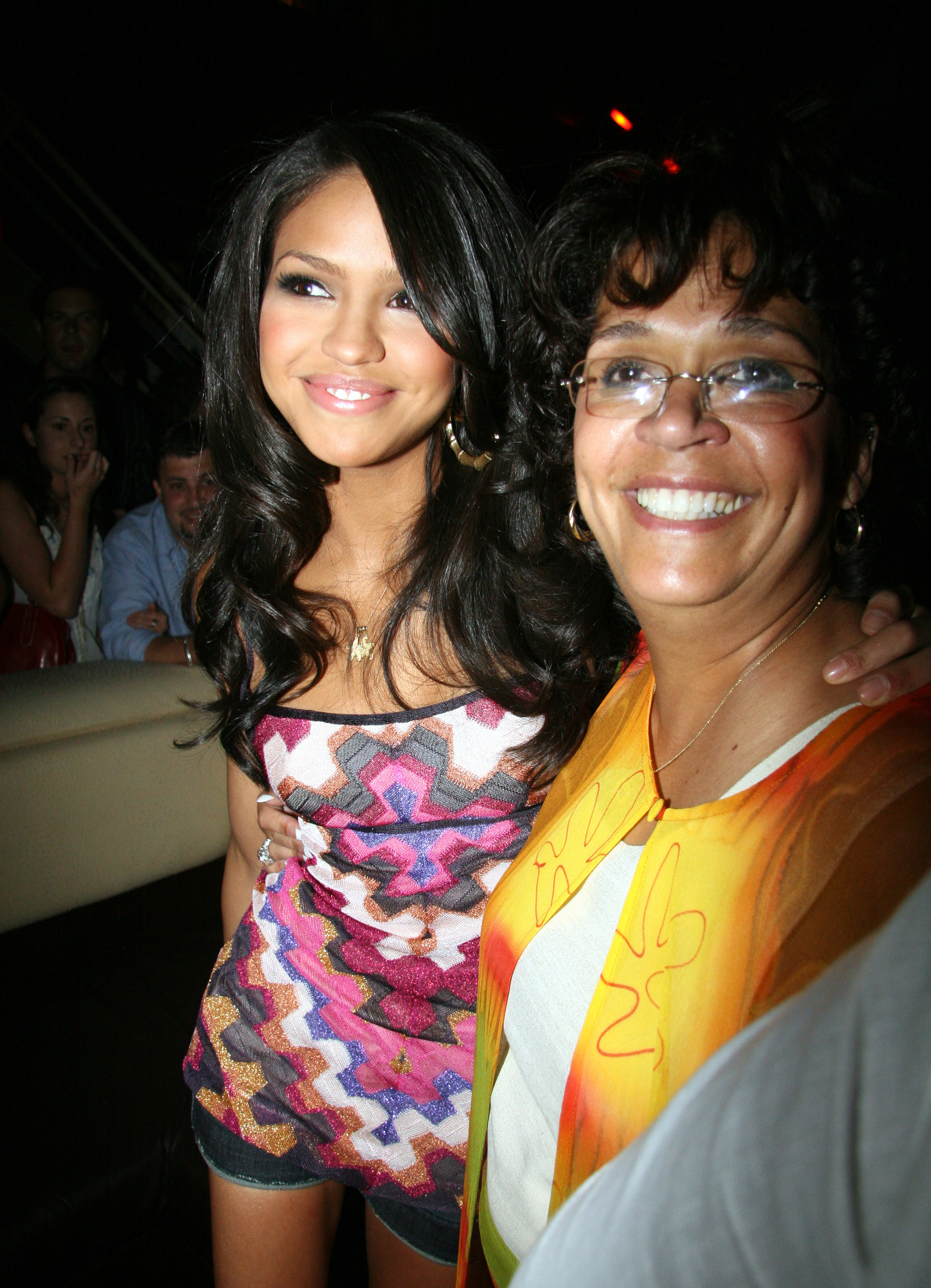 An old pic of Cassie Ventura and her mom, Regina Ventura.