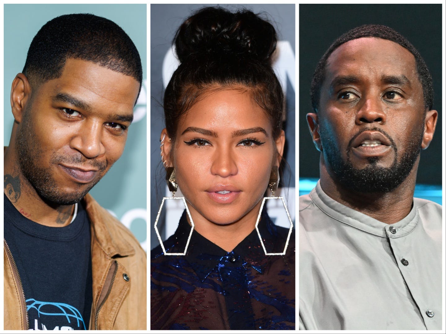 Kid Cudi; Cassie Ventura; Sean Combs.