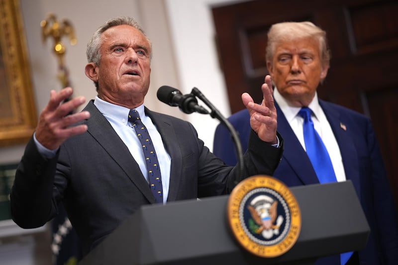 Robert F. Kennedy Jr. and Donald Trump.