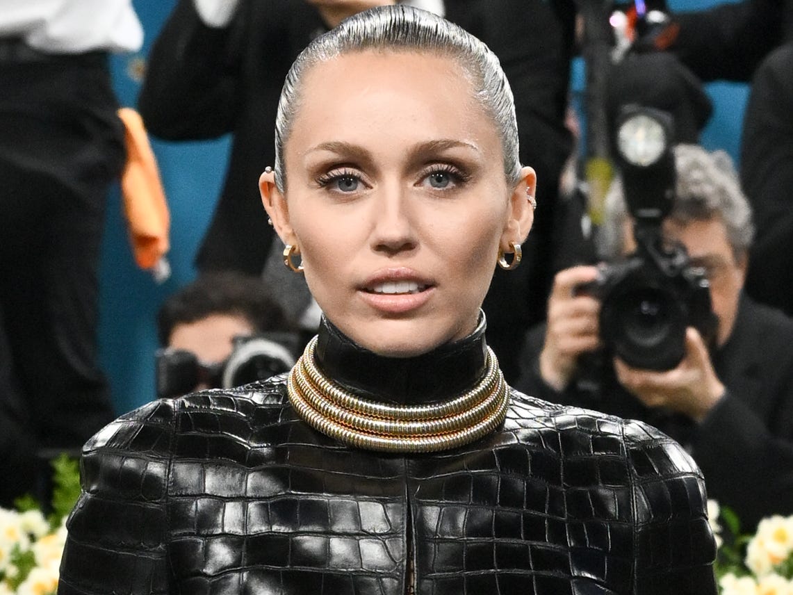 Miley Cyrus at the 2025 Met Gala.