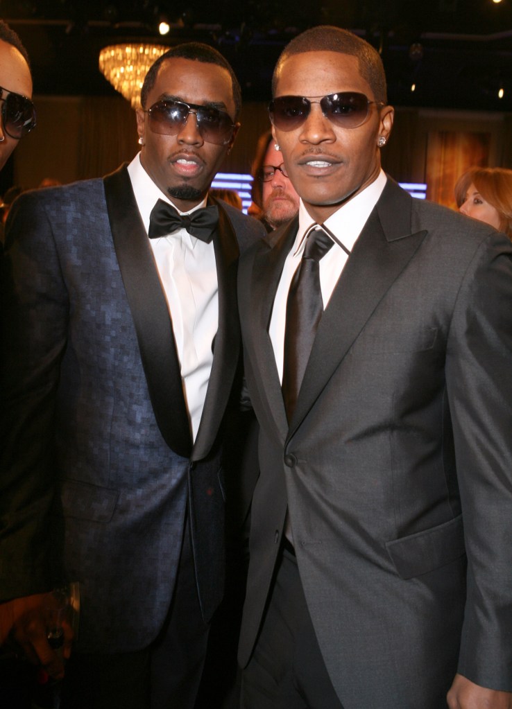 Sean Diddy Combs and Jamie Foxx