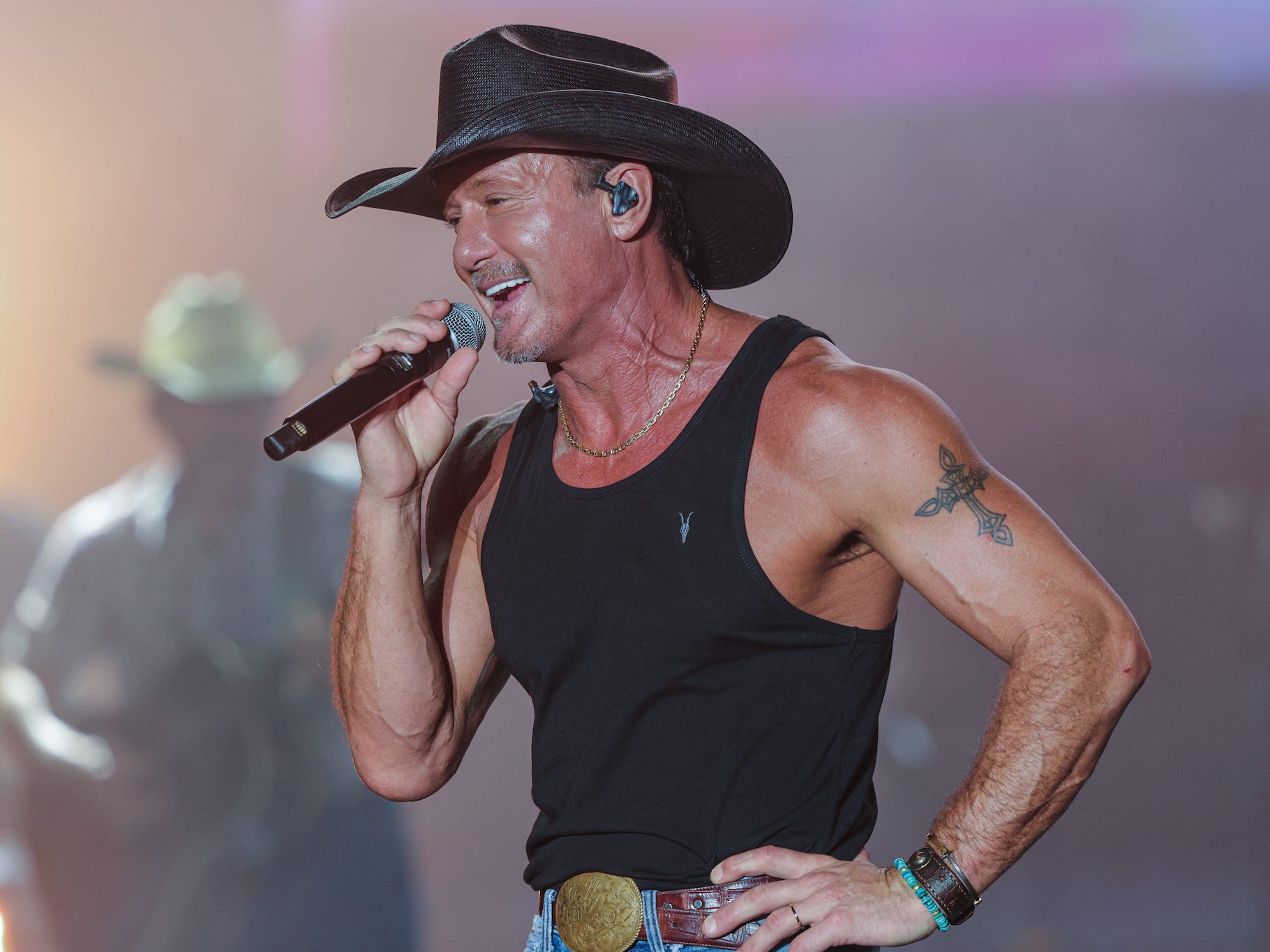 Tim McGraw performs during the Windy City Smokeout on August 5, 2022 in Chicago, Illinois. (