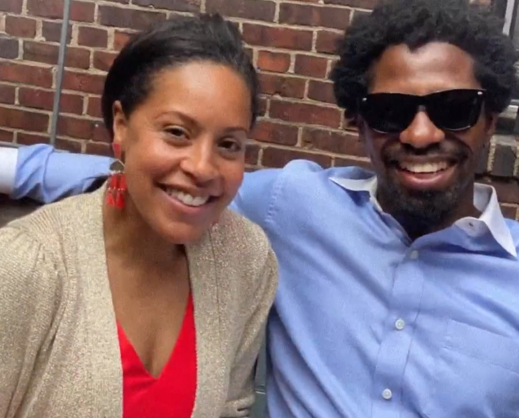 Sheinelle Jones and her husband, Uche Ojeh.