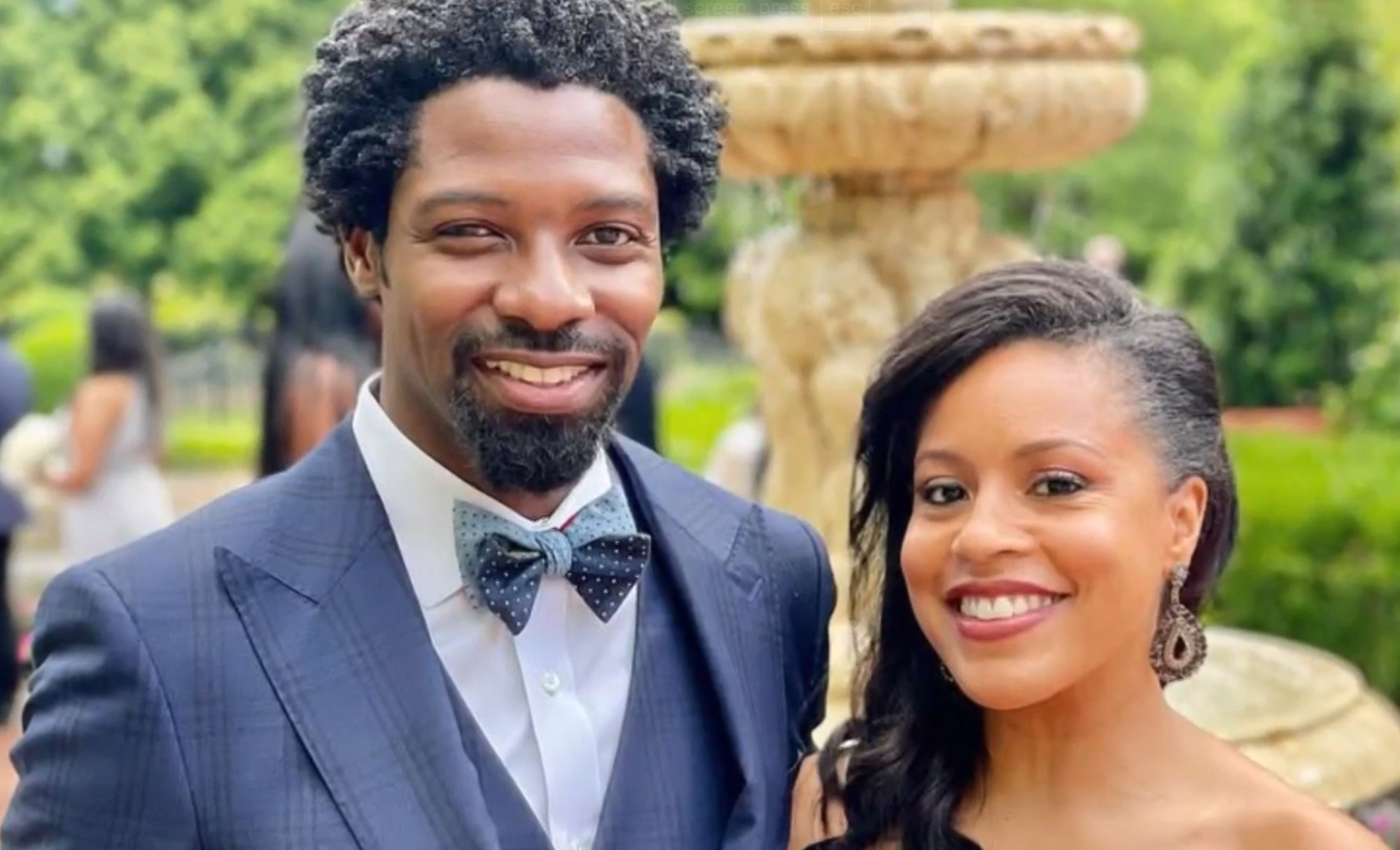 Sheinelle Jones and her husband, Uche Ojeh.