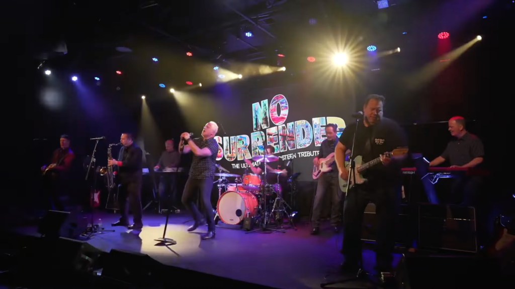 no surrender performing on stage