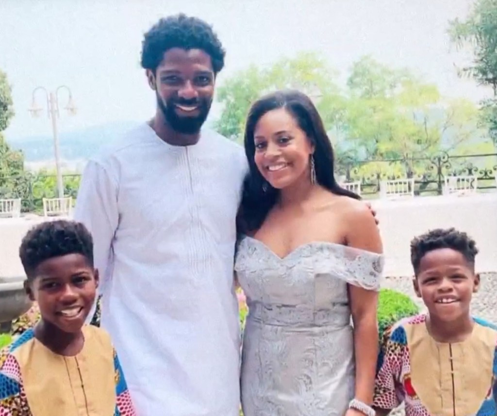 Sheinelle Jones, Uche Ojeh and kids