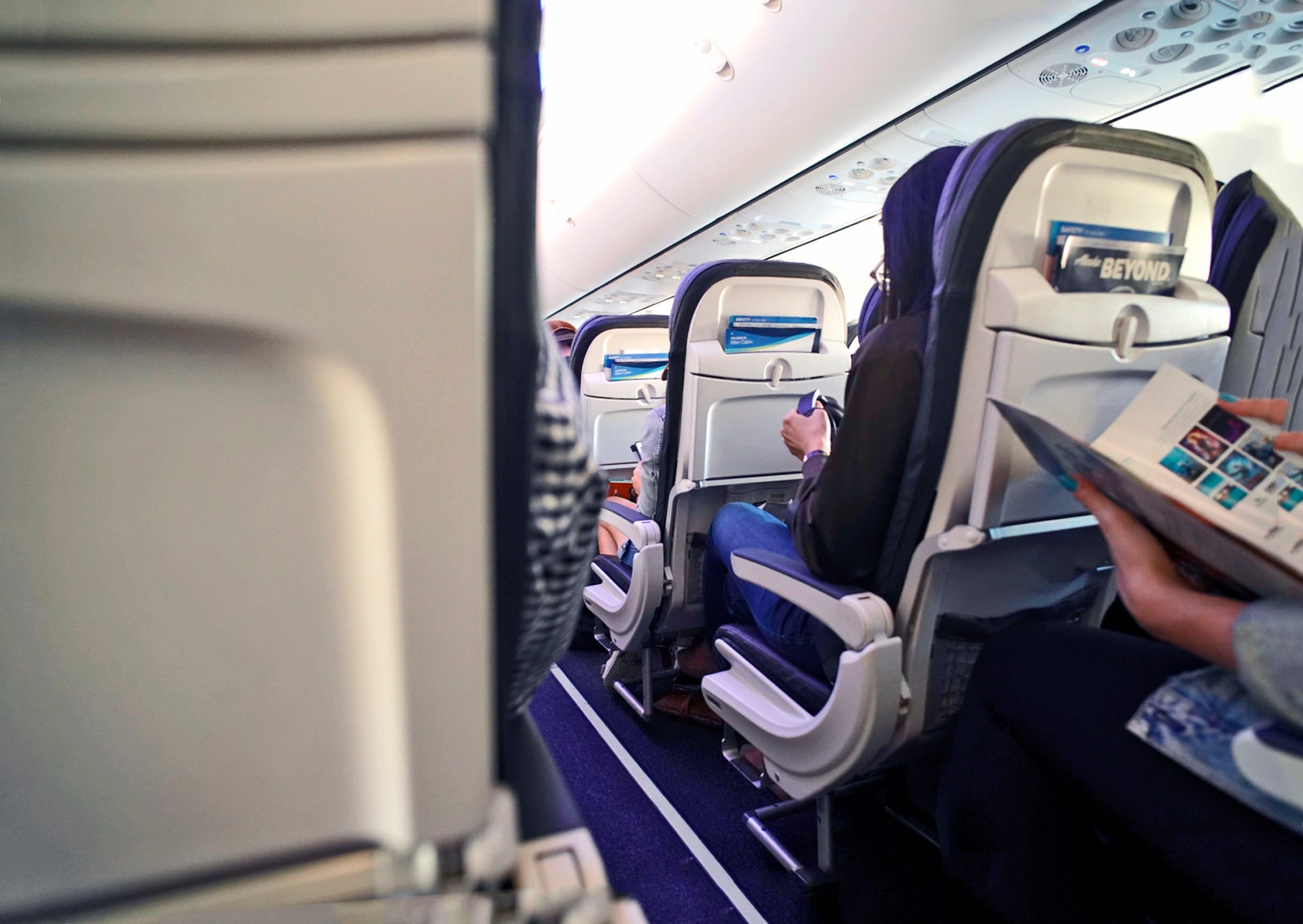 in flight