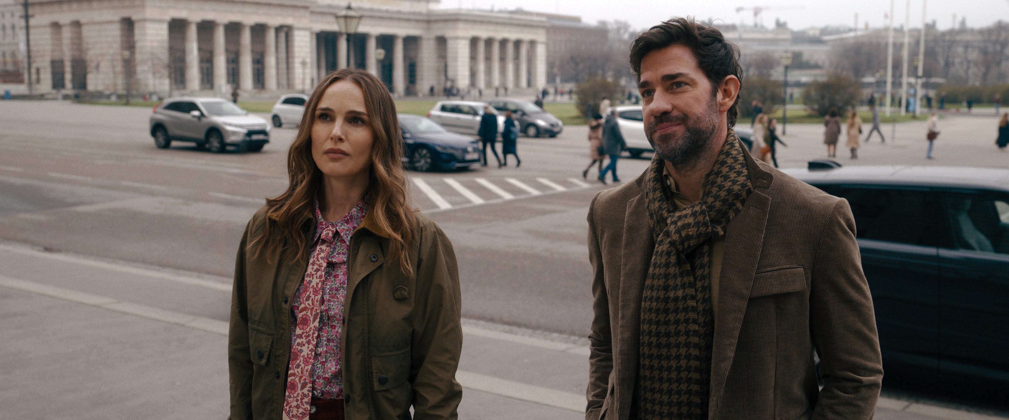 Natalie Portman and John Krasinski in "Fountain of Youth."