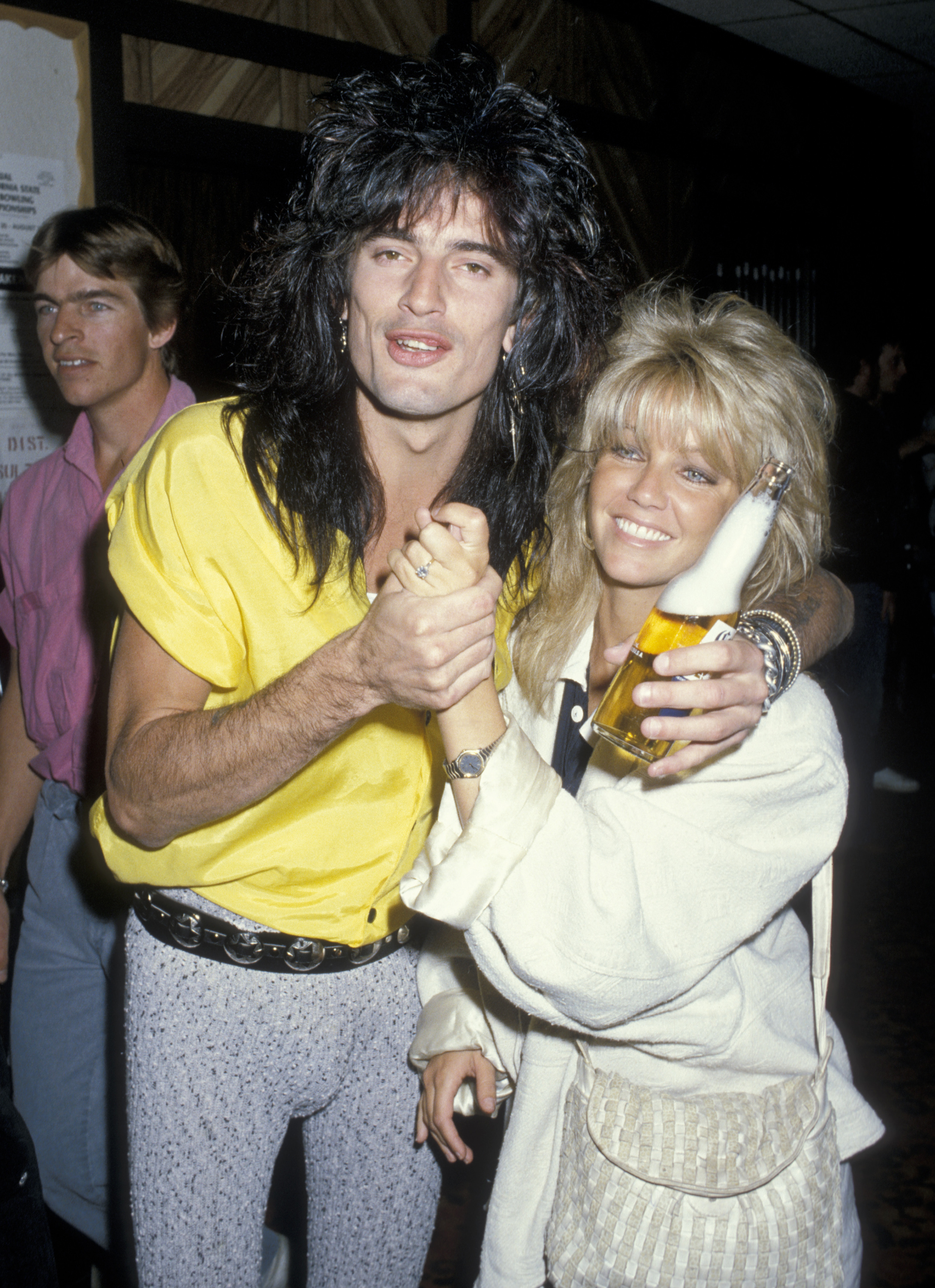 Tommy Lee and Heather Locklear.