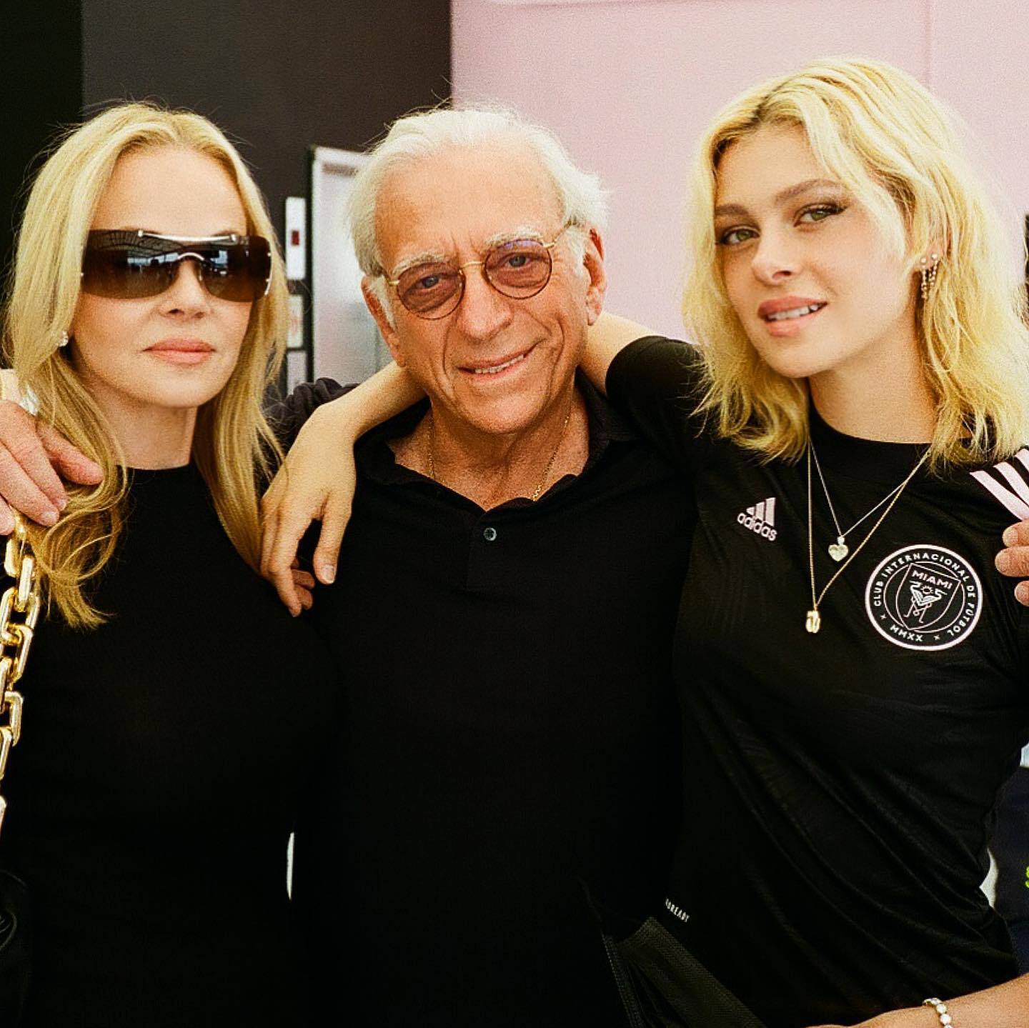 Nicola, Nelson, and Claudia Peltz in an informal photo. 