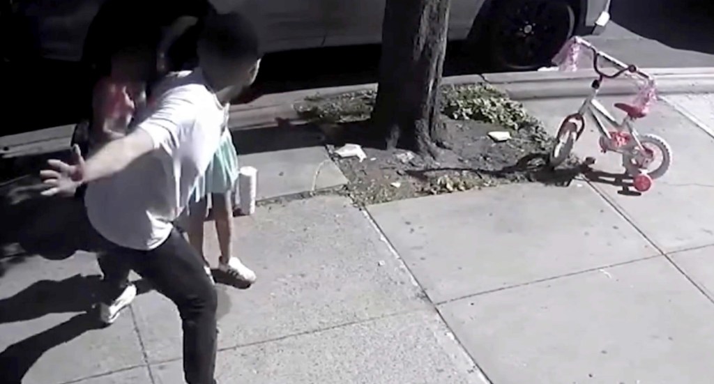 Feliz Enrique was caught on camera attacking a 9-year-old girl on the streets of Queens on May 10, 2025.