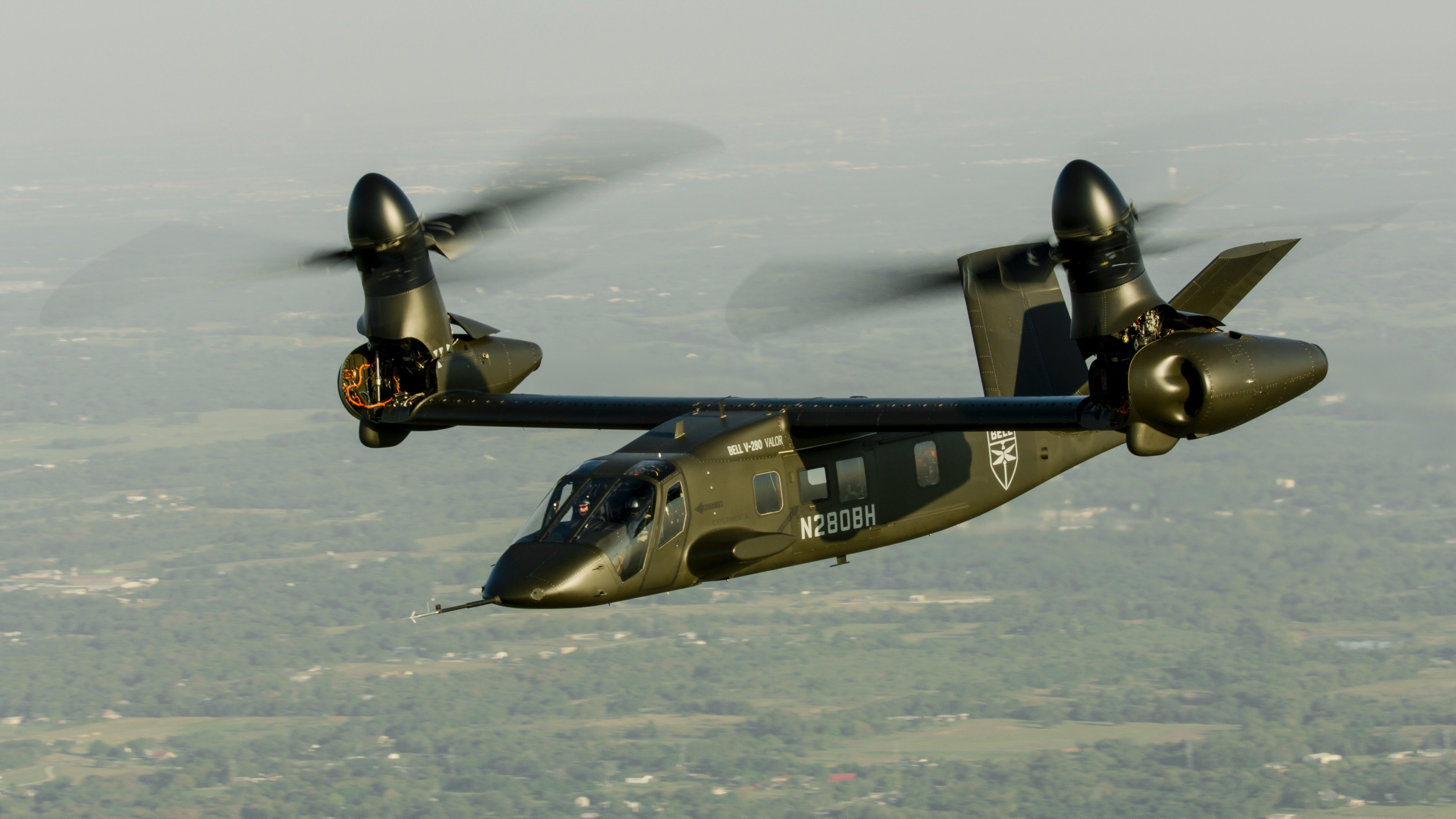 A side view of the V-280.