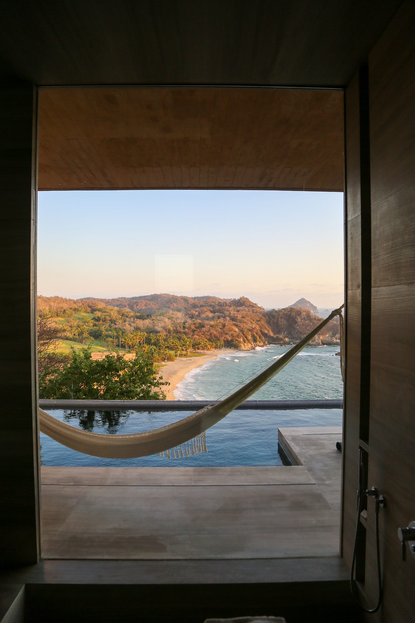 A view from the author's suite at Four Seasons Tamarindo.