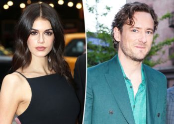 Kaia Gerber, Lewis Pullman on Broadway date night at ‘Dorian Gray’