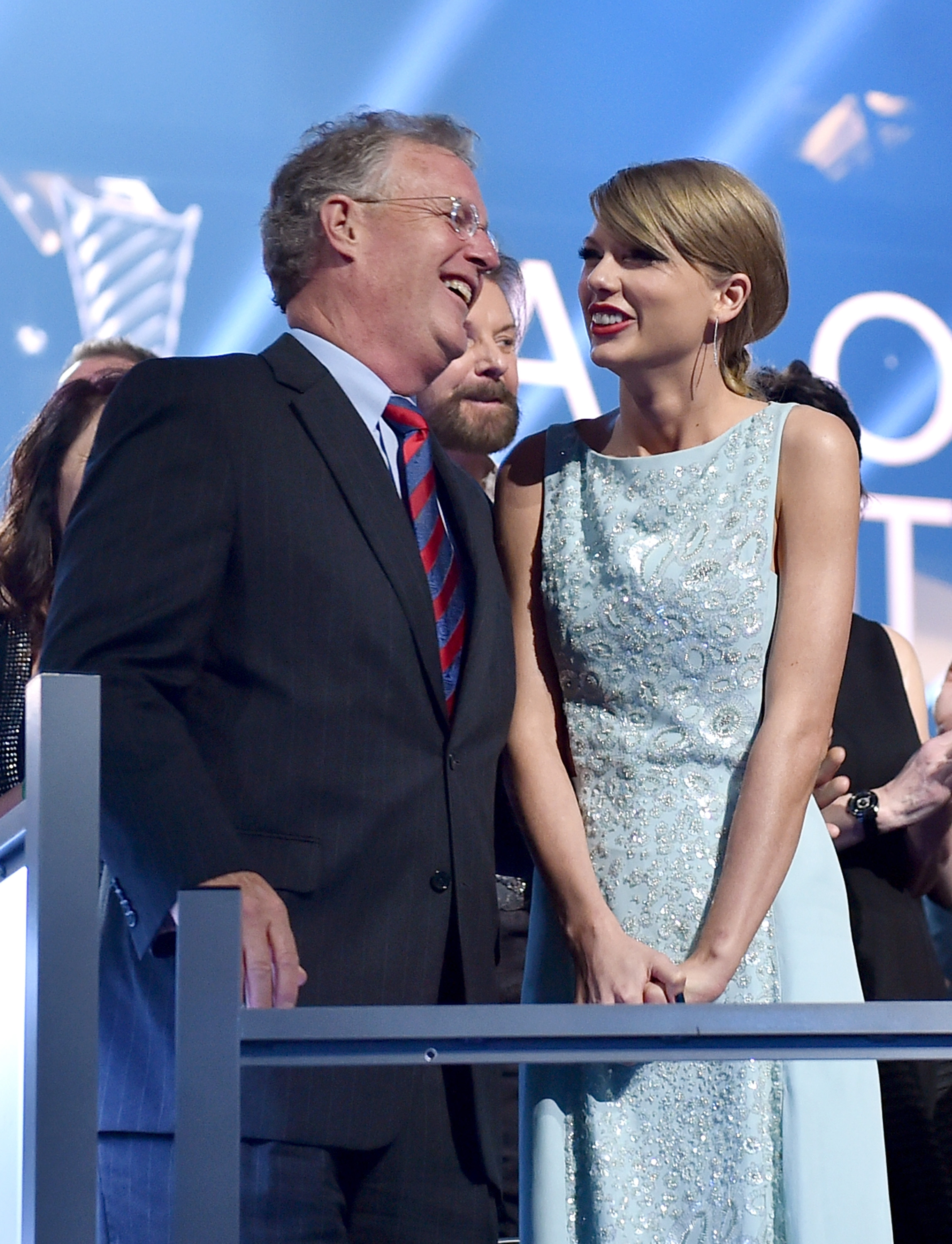 Scott Swift and Taylor Swift.