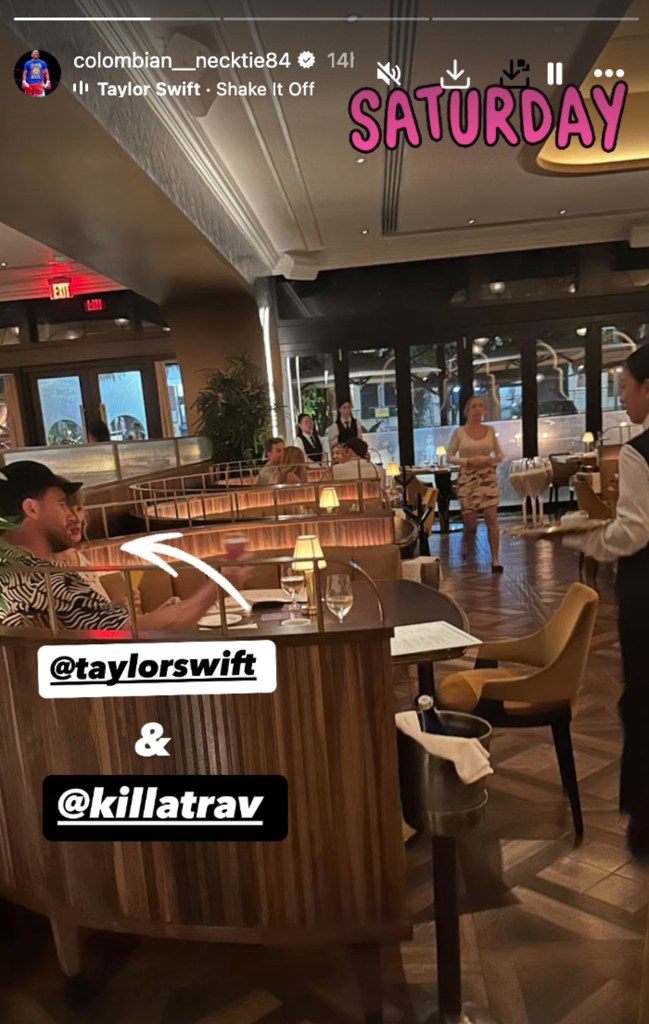 Taylor Swift and Travis Kelce