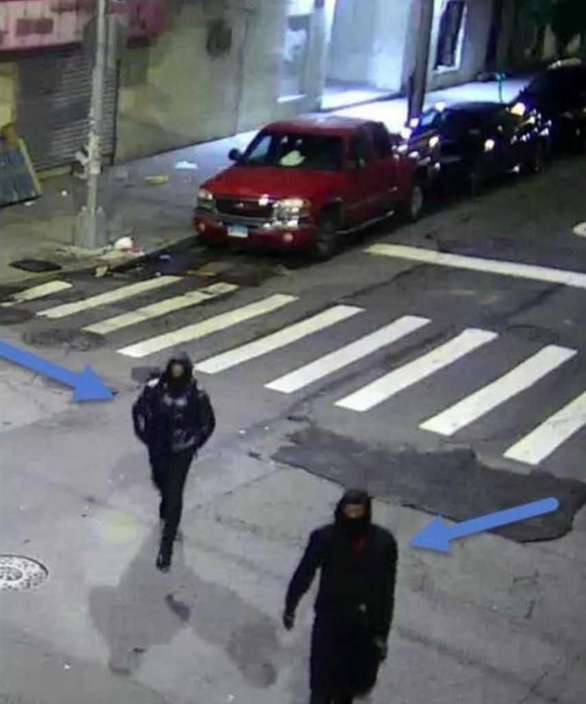 An off-duty NYPD housing cop was brutally beaten and robbed of his gun and other items by two masked thugs.