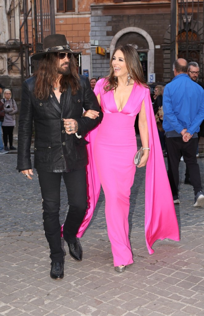 Elizabeth Hurley and Billy Ray Cyrus