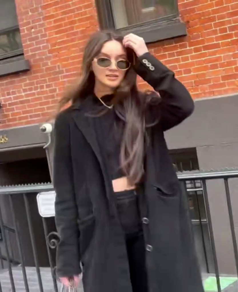 Beatrice Folchi outside of her Chelsea apartment on May 24, 2025