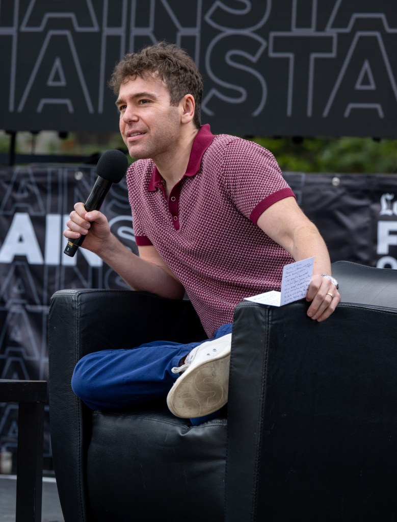 Comedian and journalist Jon Lovett attending the Los Angeles Times Festival of Books at the University of Southern California, April 27, 2025