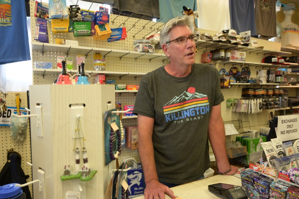 Owner of the Montauk corner store, Joe Titus