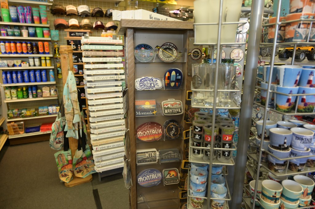 Items for sale at the Montauk corner store. 