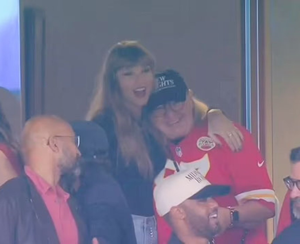 Taylor Swift shares a cozy hug with Travis Kelce's mom, Donna, at Chiefs game