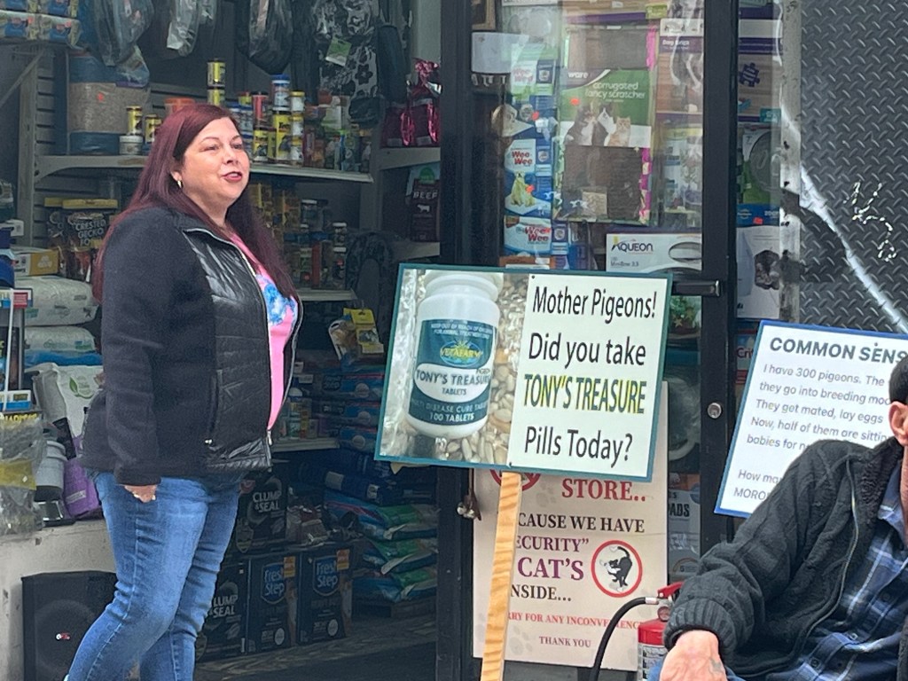 Lisa of Pigeons on Broadway