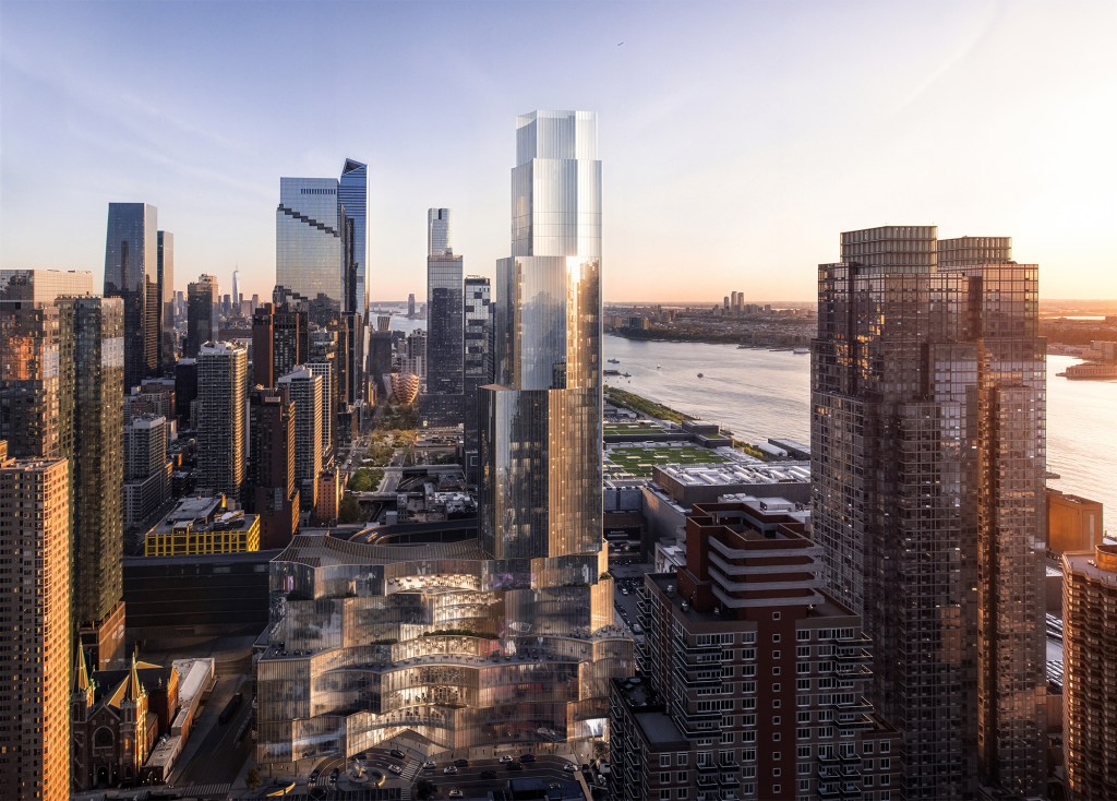The 785-foot skyscraper would include a hotel, casino, restaurants and a food hall.
