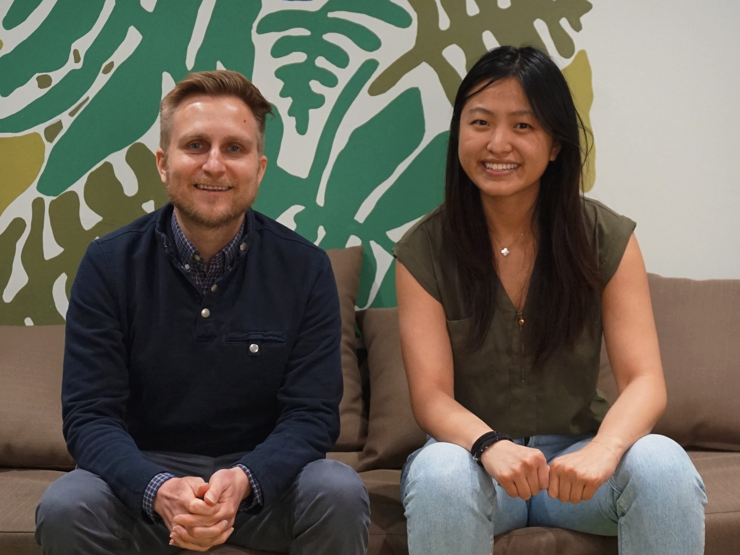 Marveri cofounders Connor Acle and Emily Mu.