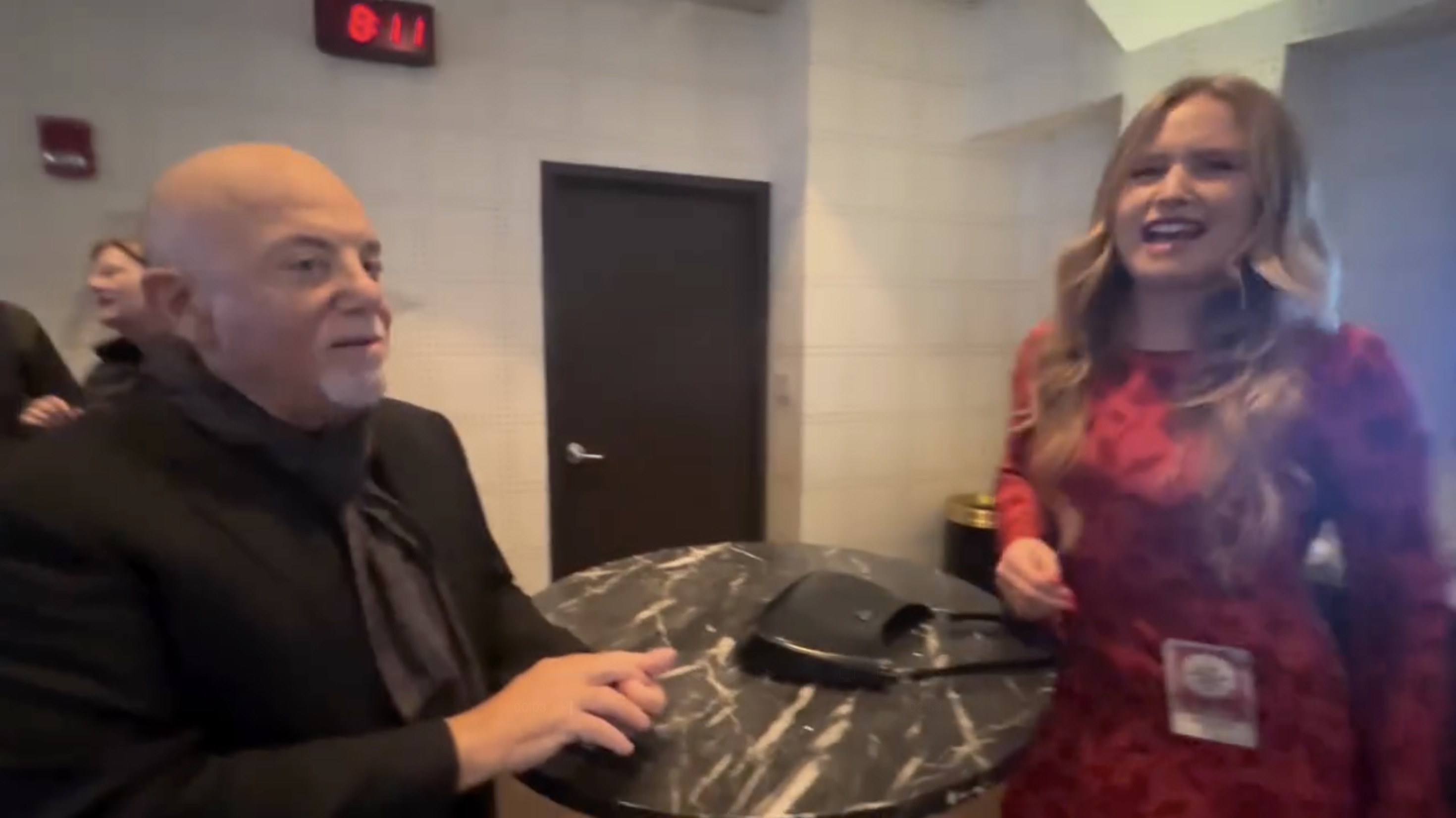 Sailor Brinkley Cook with Billy Joel.