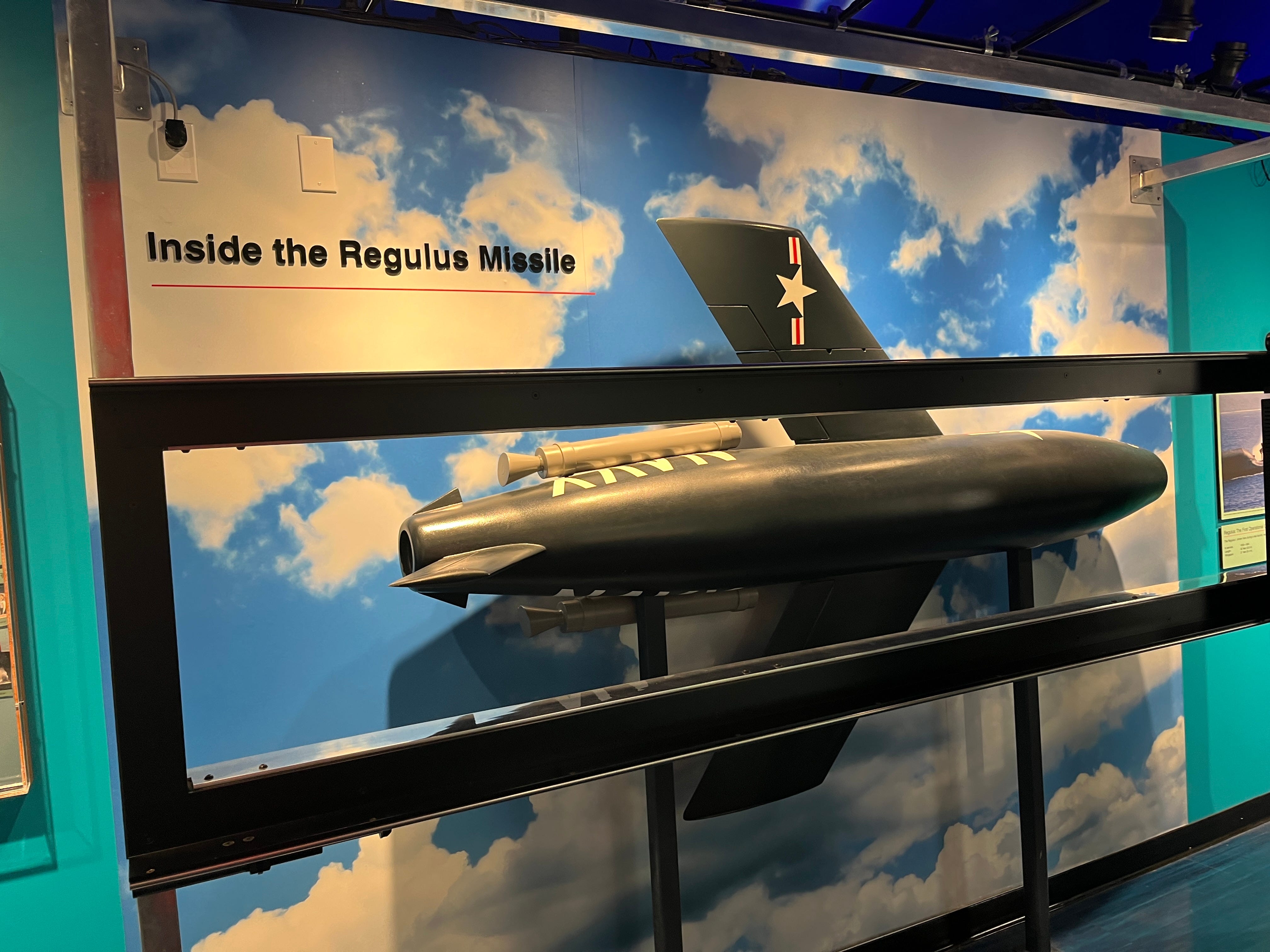 An exhibit about the USS Growler.