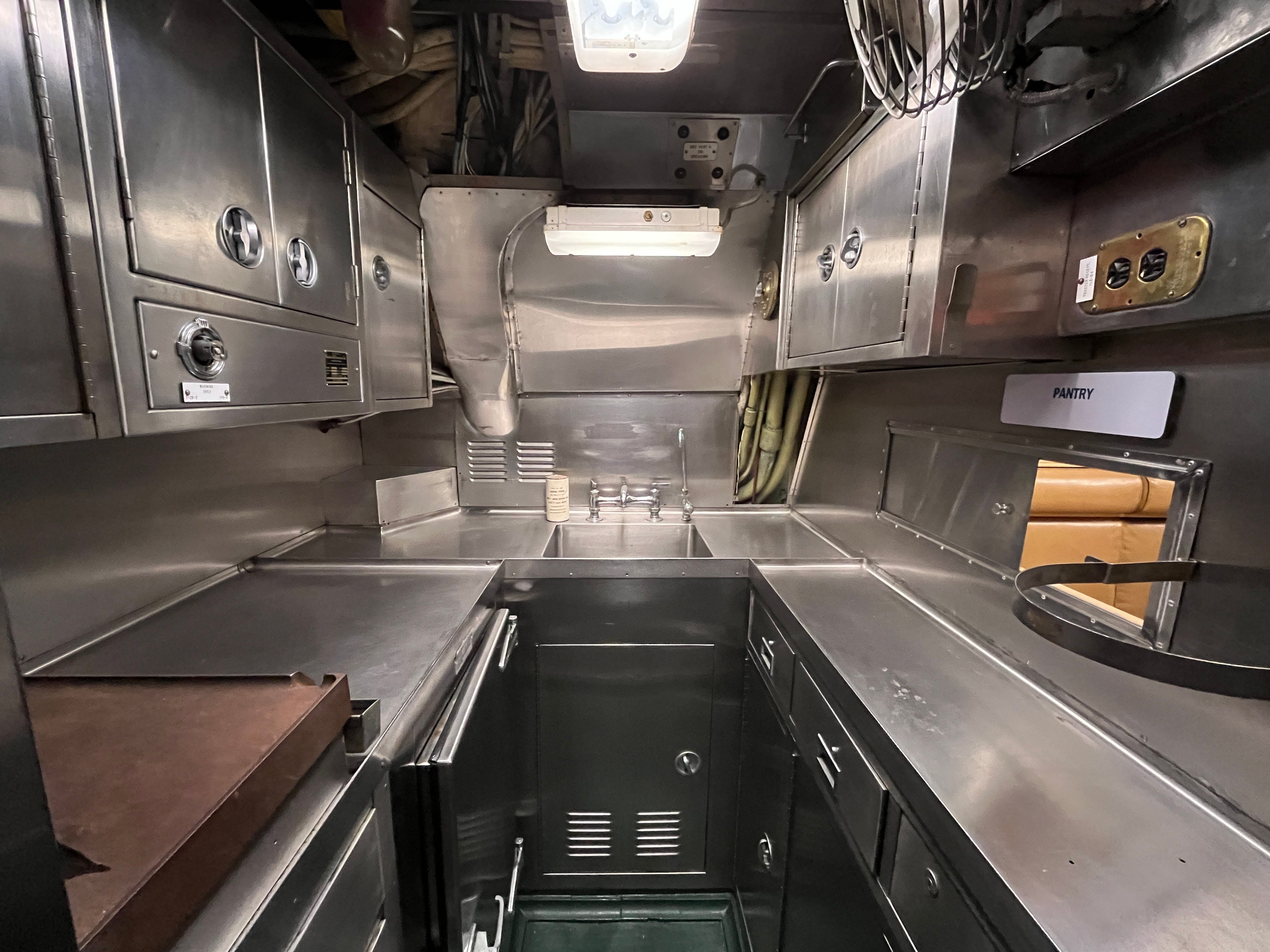 The pantry on the USS Growler.