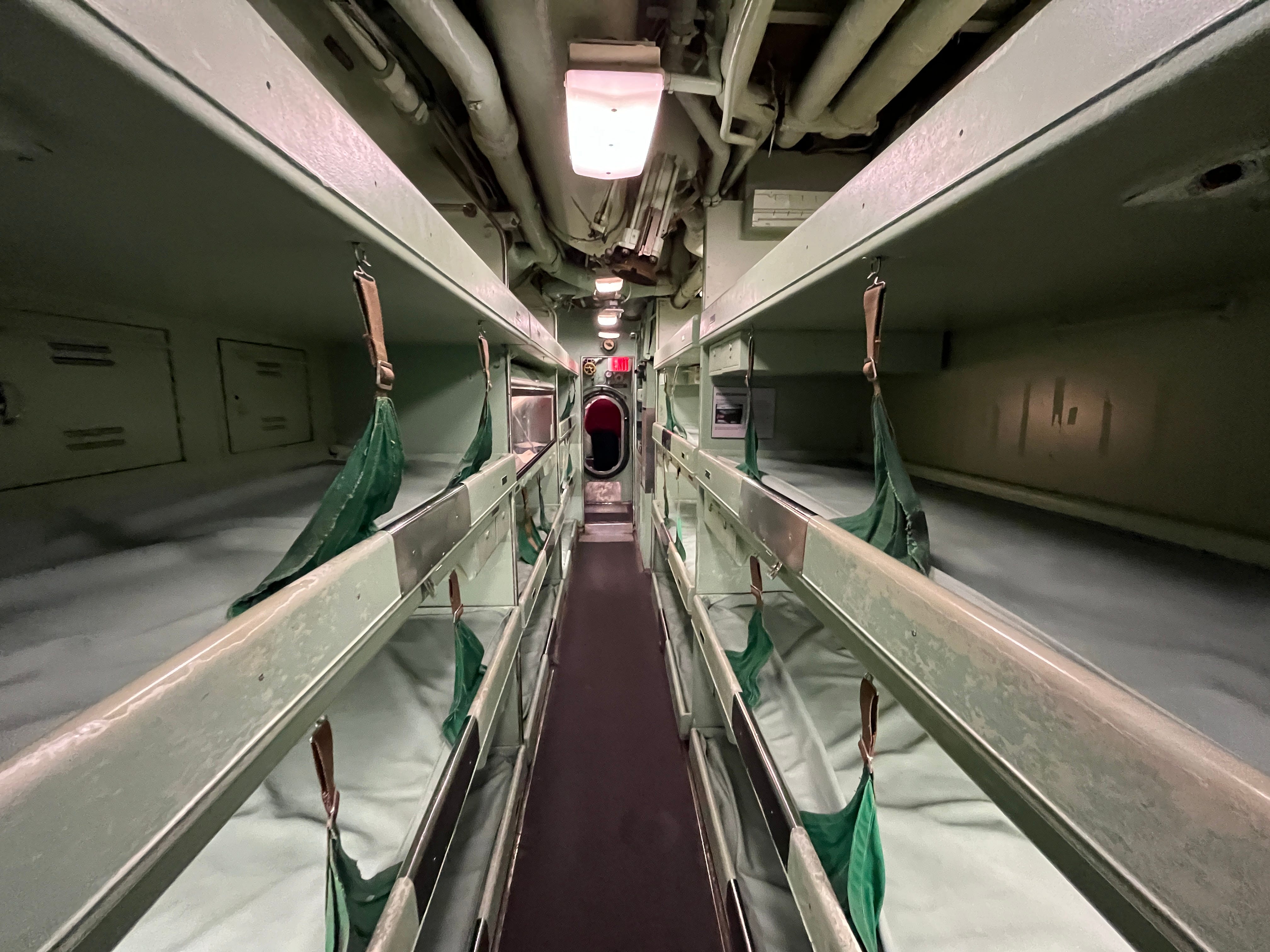 The crew's quarters on the USS Growler.