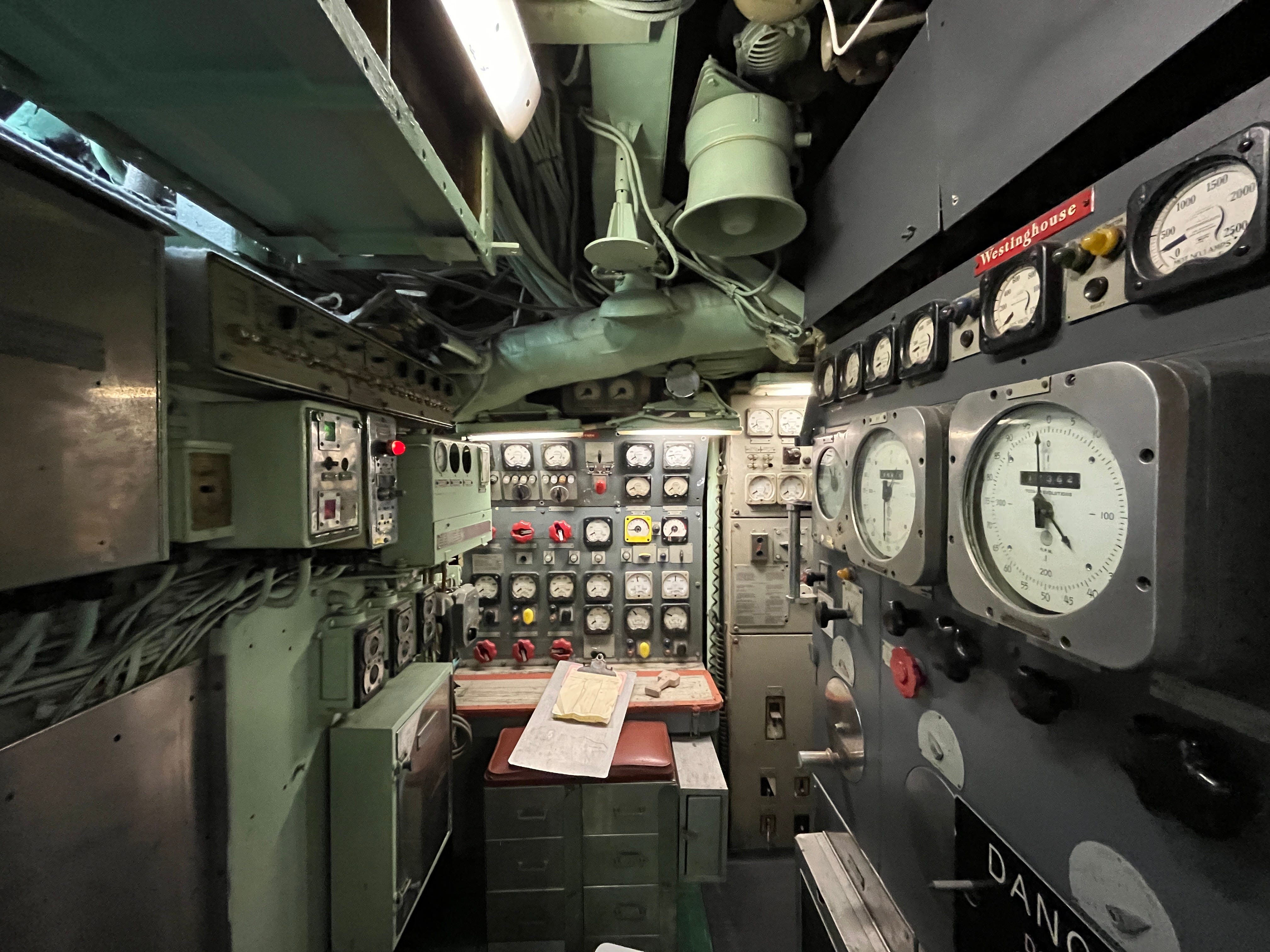The maneuvering room.