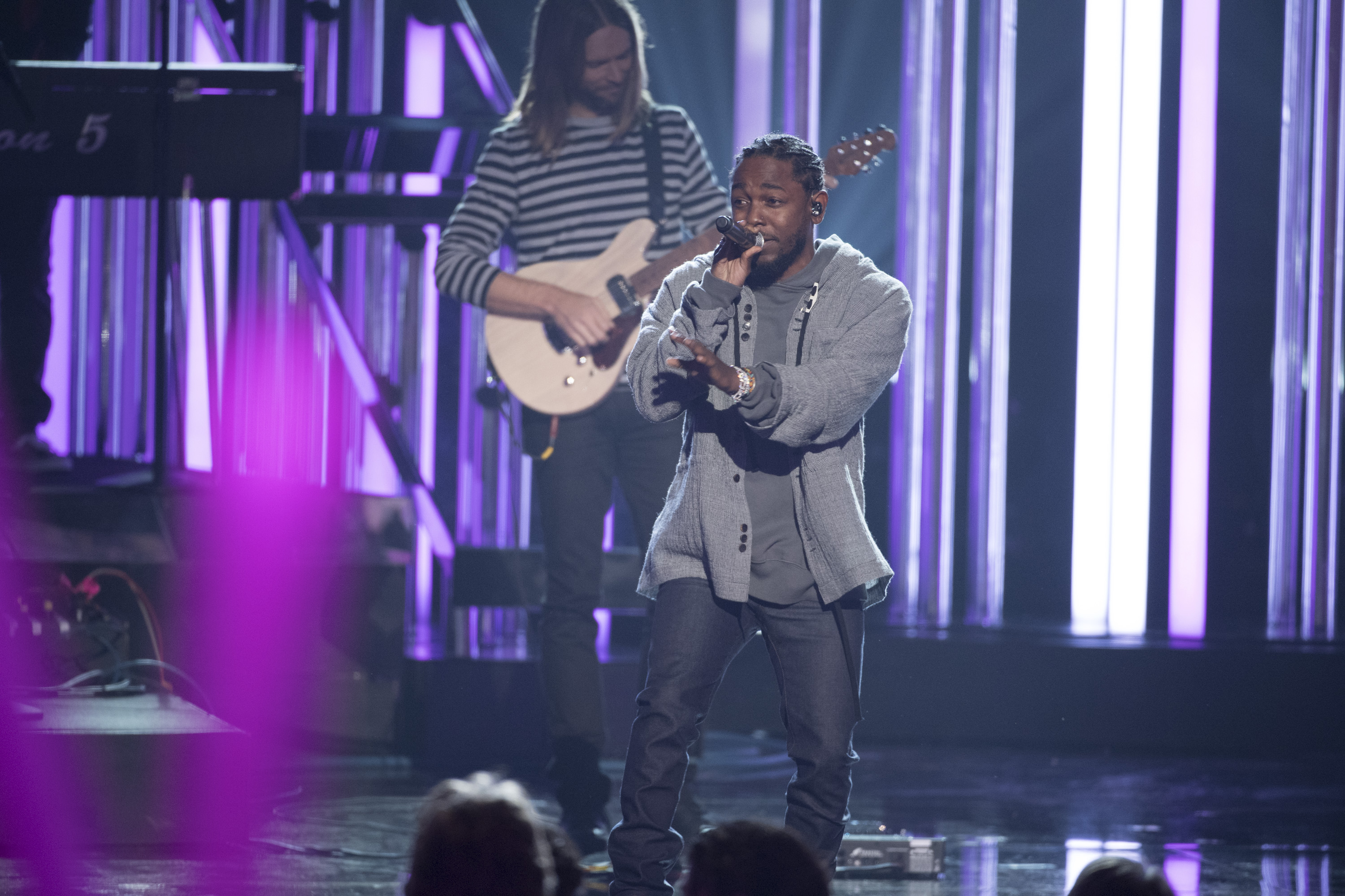 Kendrick Lamar performing