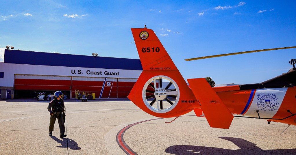Members of US Coast Guard Air Station Atlantic City nixed a Fleet Week demonstration of a search and rescue mission for the real thing more than 100 miles away on Memorial Day.