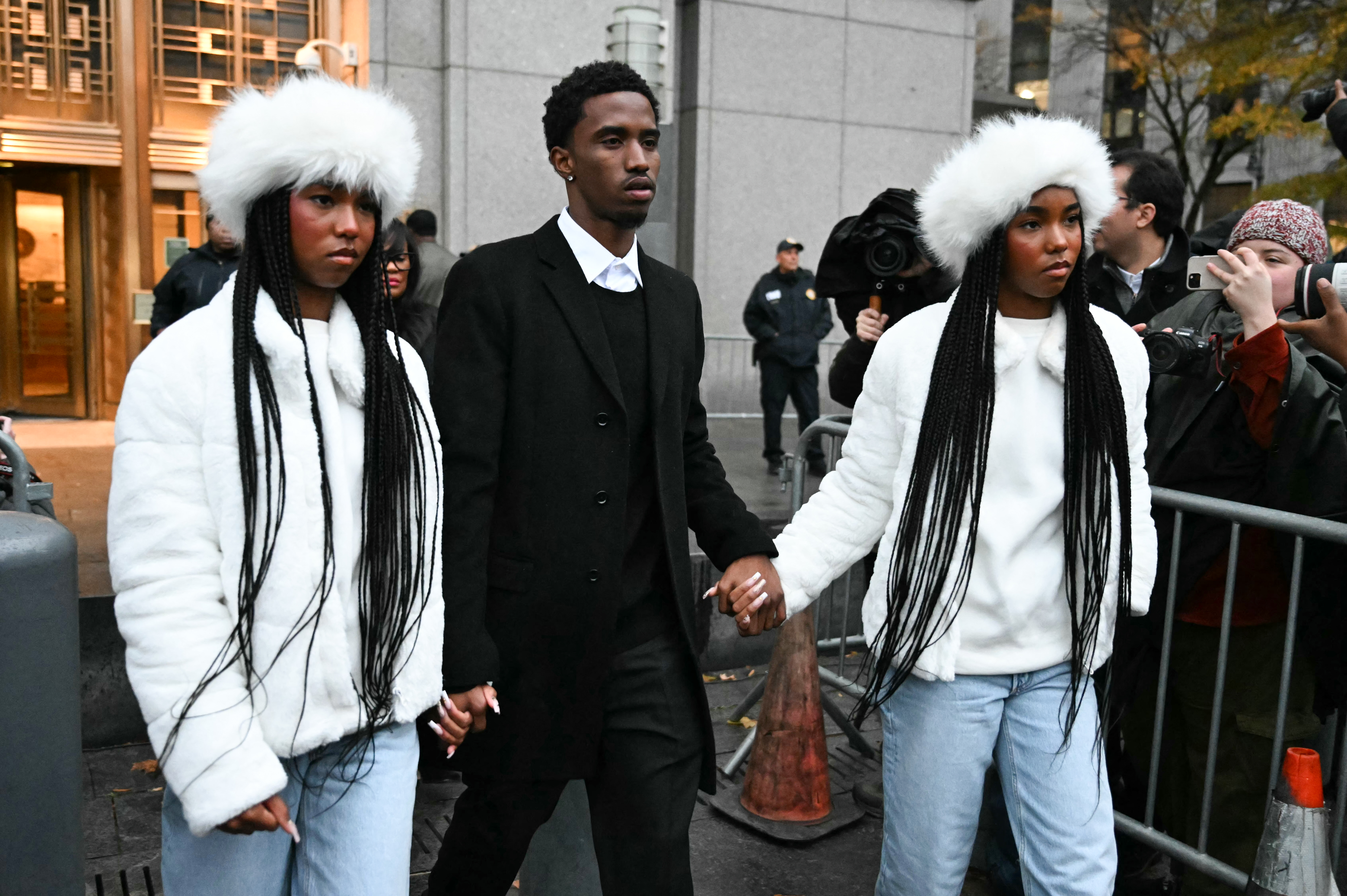 Christian (King) Combs, D'Lila Combs and Jessie James Combs.