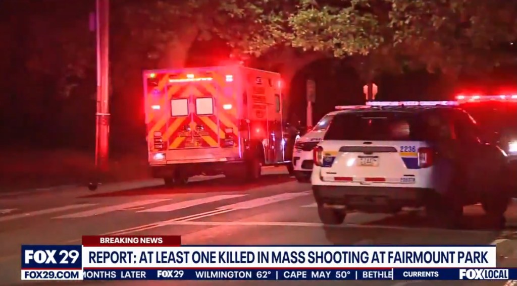 A mass shooting in Philadelphia Monday night has left at least two people dead and eight others injured by the gunfire