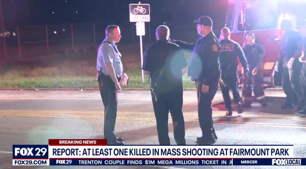 The shooting occurred at Fairmount Park at around 10:30 p.m. near the corner of Lemon Hill Drive and Poplar Drive