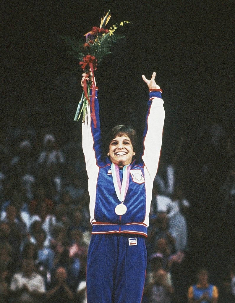 Mary Lou Retton  in 1984 Olympics
