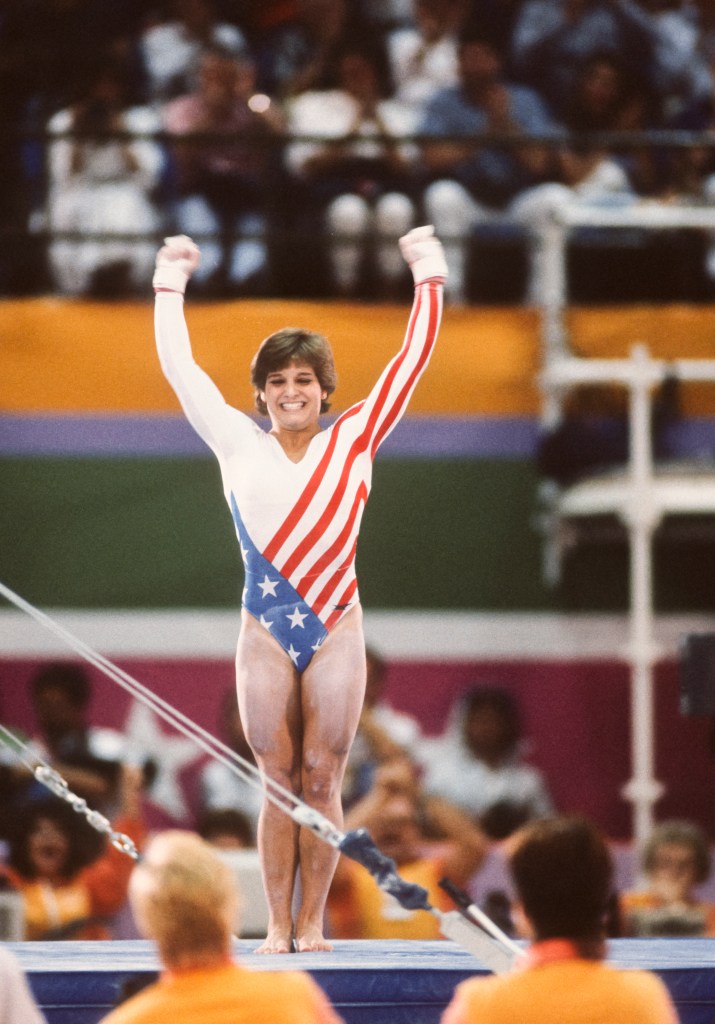 Mary Lou Retton in 1984 Olympics