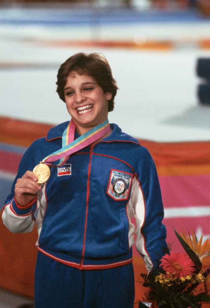 Mary Lou Retton  at 1984 Olympics