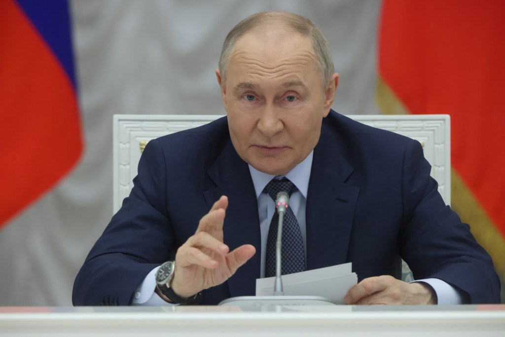 Russian strongman Vladimir Putin
