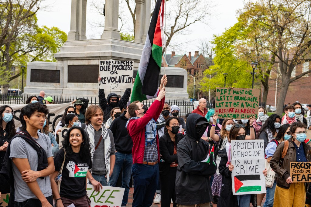 Harvard protests.
