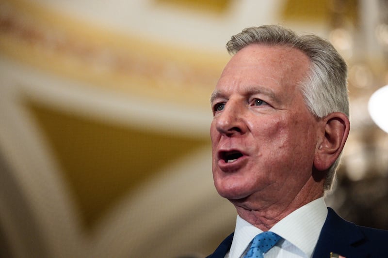 Sen. Tommy Tuberville (R-AL) has been a MAGA member and close ally of Donald Trump, especially since the president backed him during his 2020 senate run.