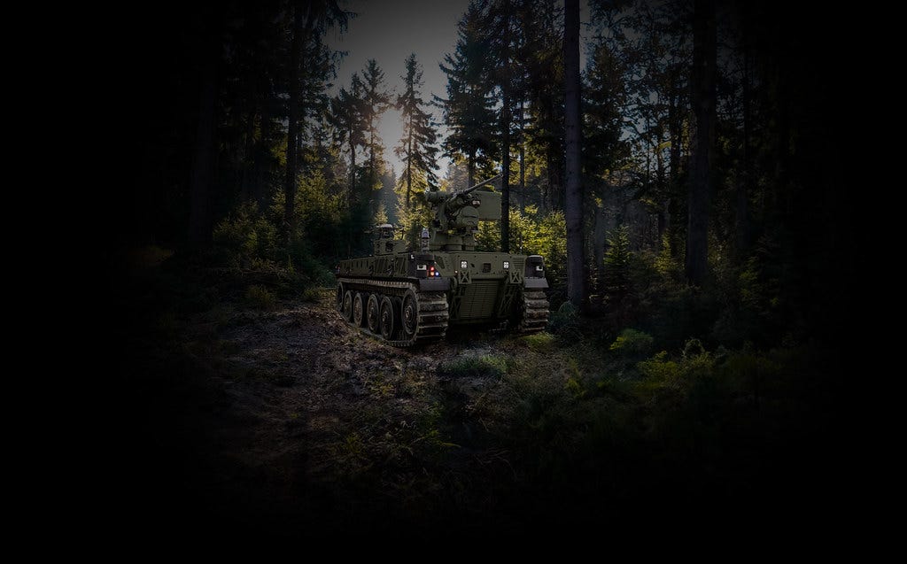Oshkosh Defense Robotic Combat Vehicle.
